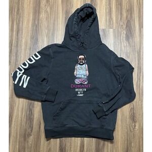 Pro Standard Brooklyn Nets Luxury Athletic Collection Black Hoodie Durant Sz M